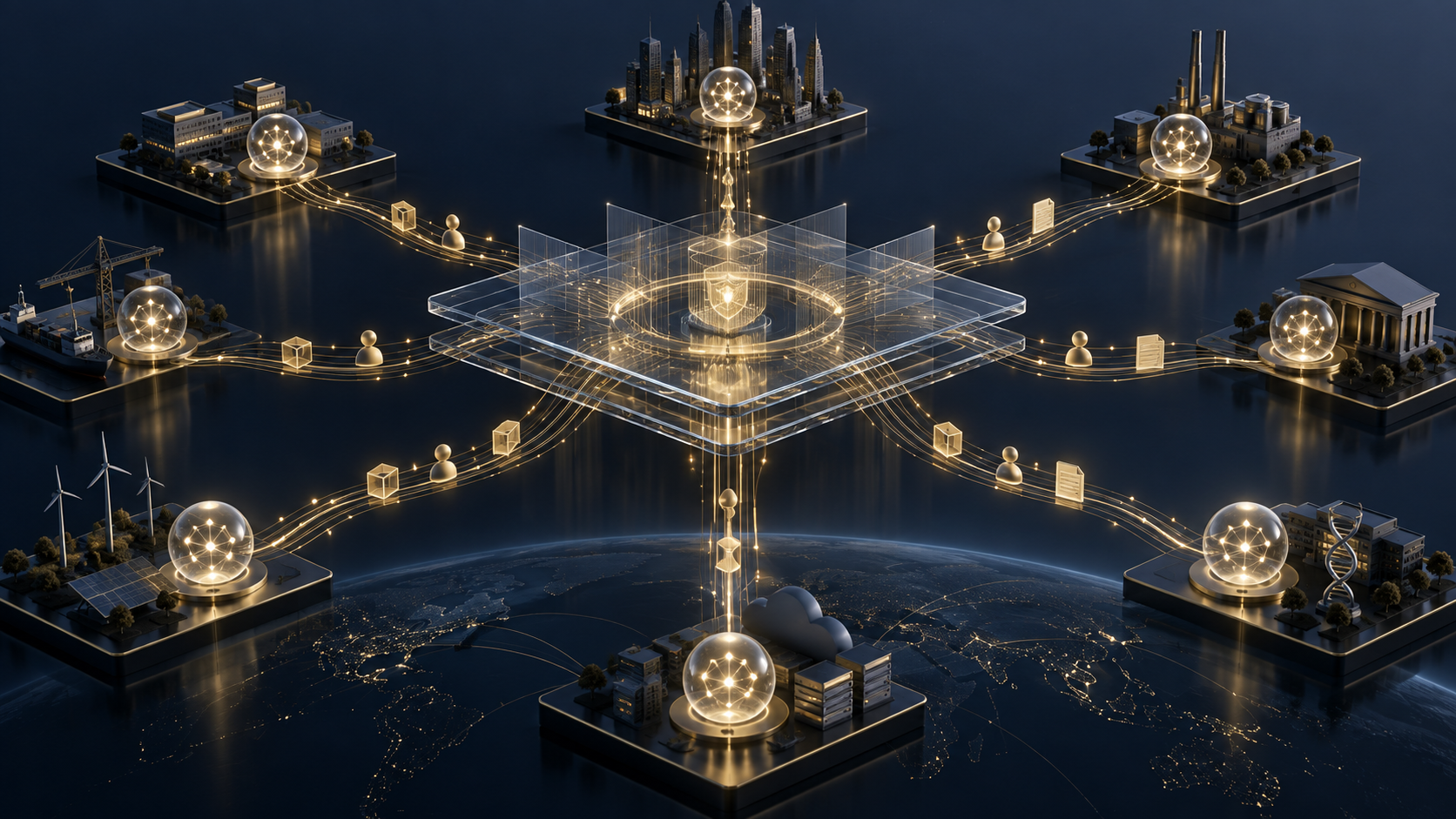 Les agents interconnectés AI échangent des tâches, des outils et des preuves via un plan de contrôle d'interopérabilité gouverné.