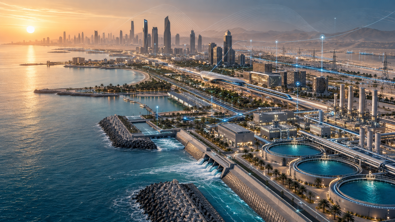 The Adaptation Stack: Valuing GCC Heat, Water and Infrastructure AI