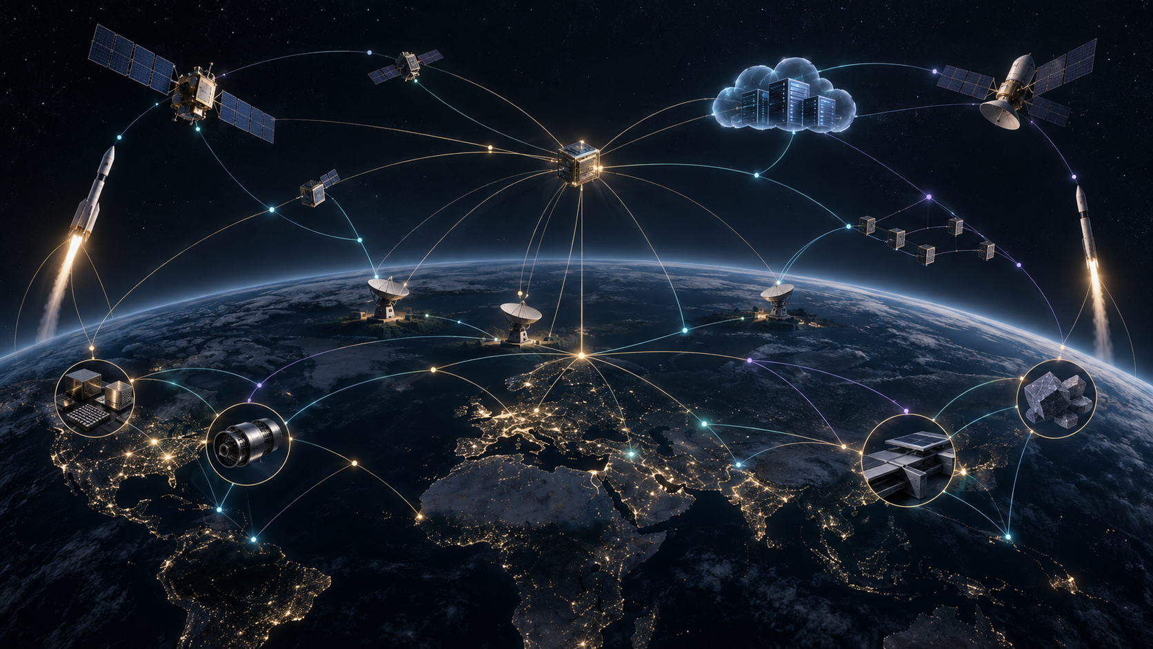 What Really Moves Together? Hidden Concentration in SpaceTech Funds
