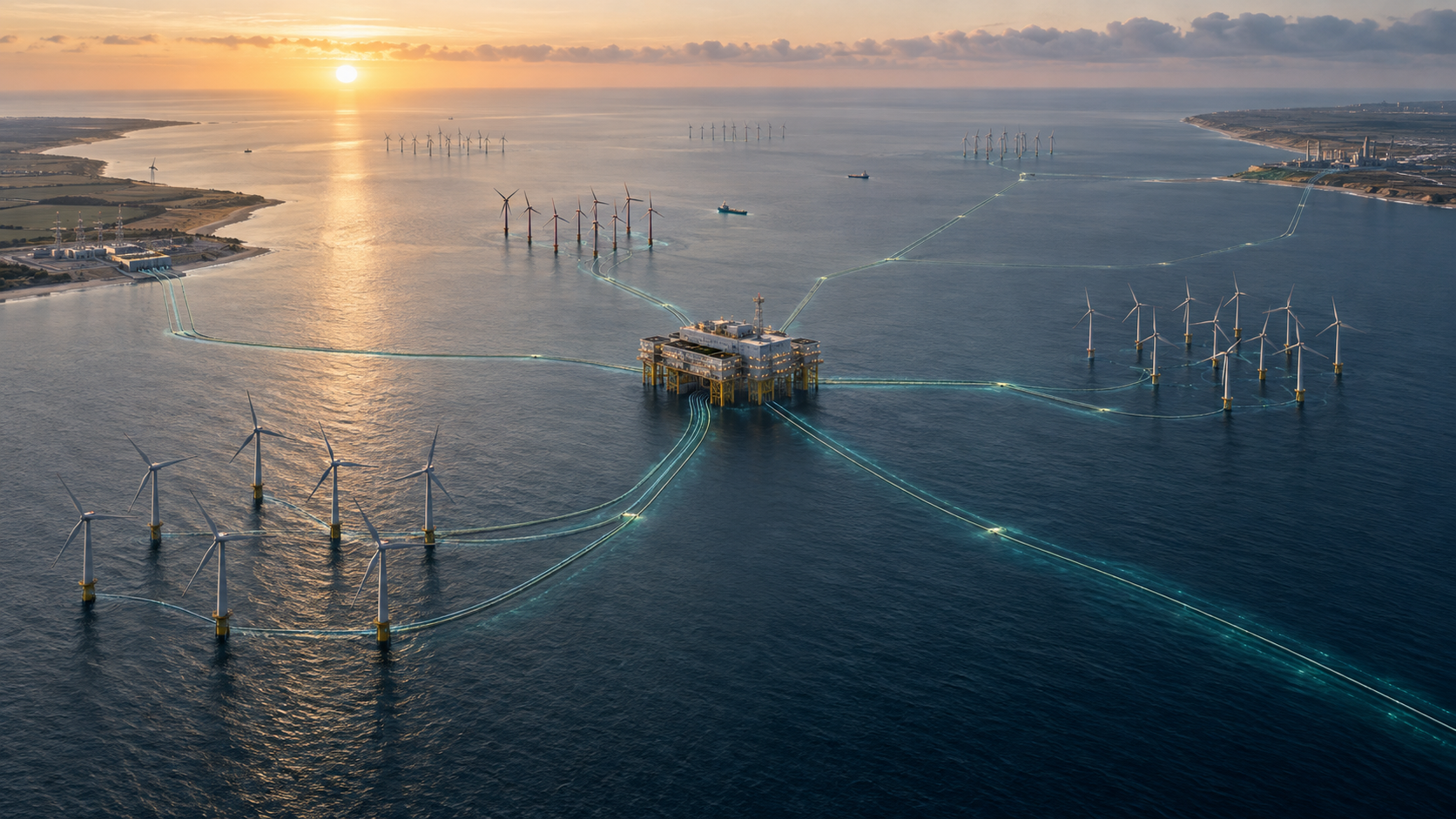 The Offshore Grid Choice: Radial Links, Shared Hubs and Meshed Networks