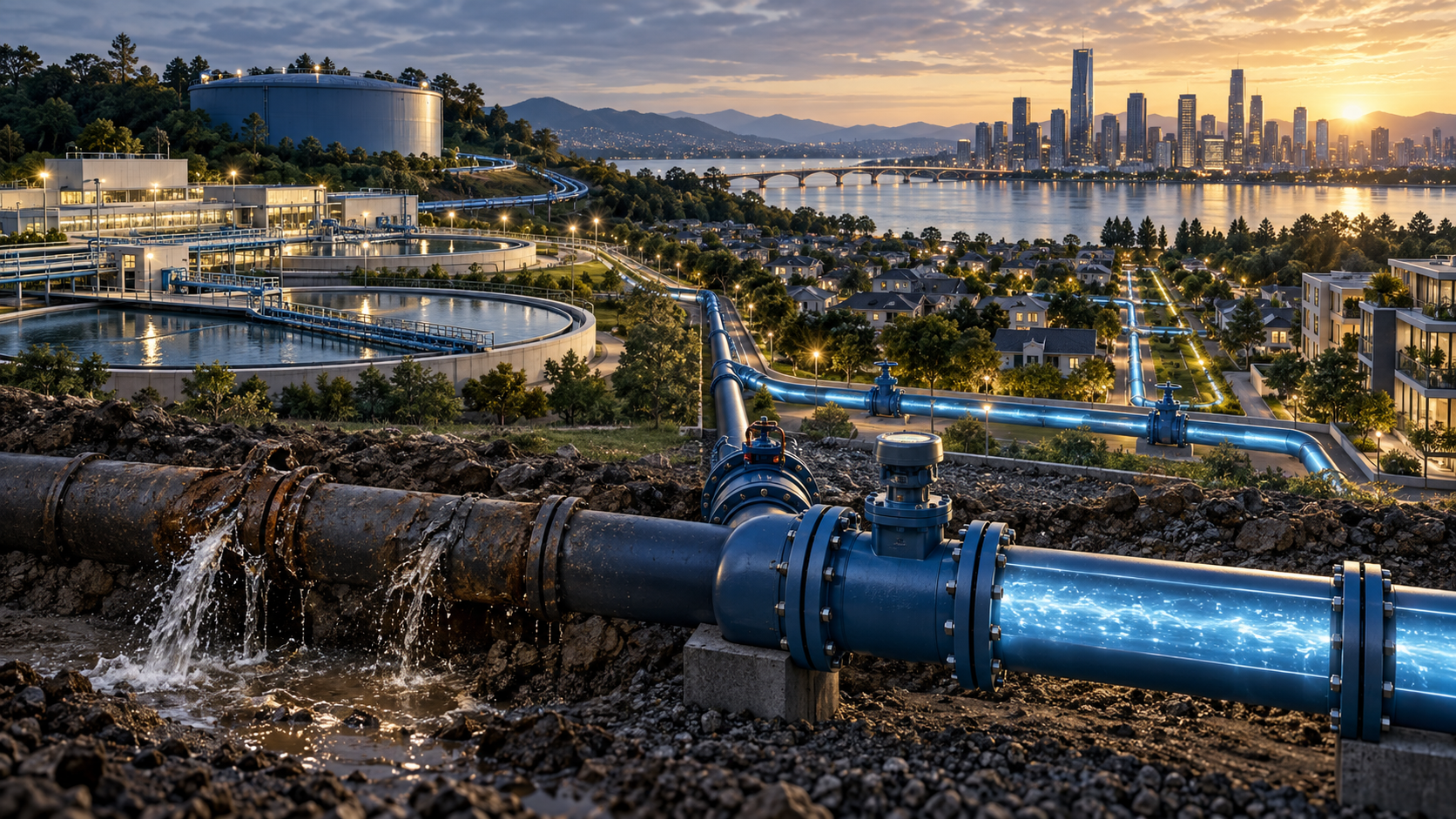 Pay for the Service, Measure the Loss: Outcome-Based Water Concessions