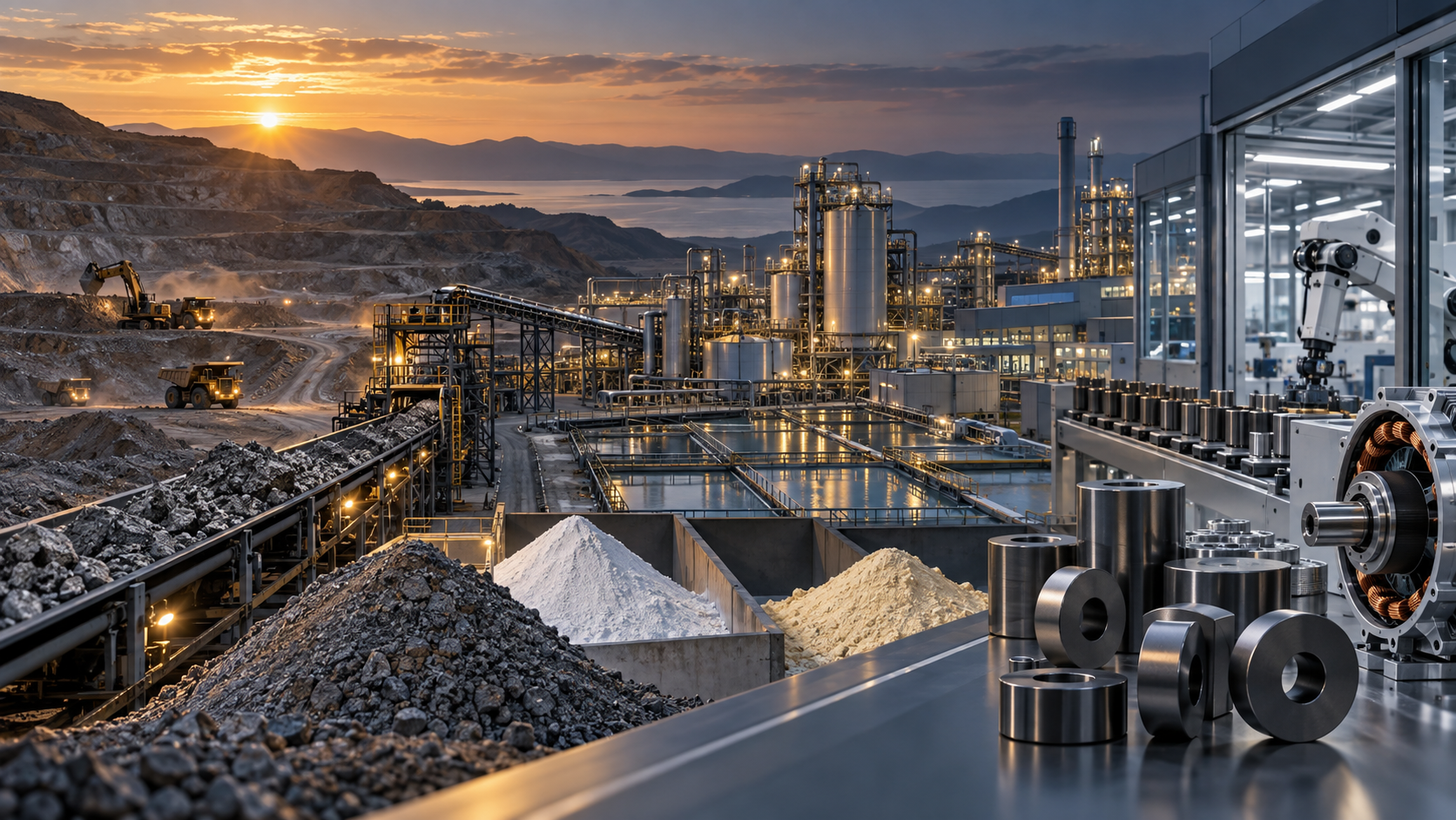 From Ore to Magnet: Investable Stages in Rare-Earth Supply Chains