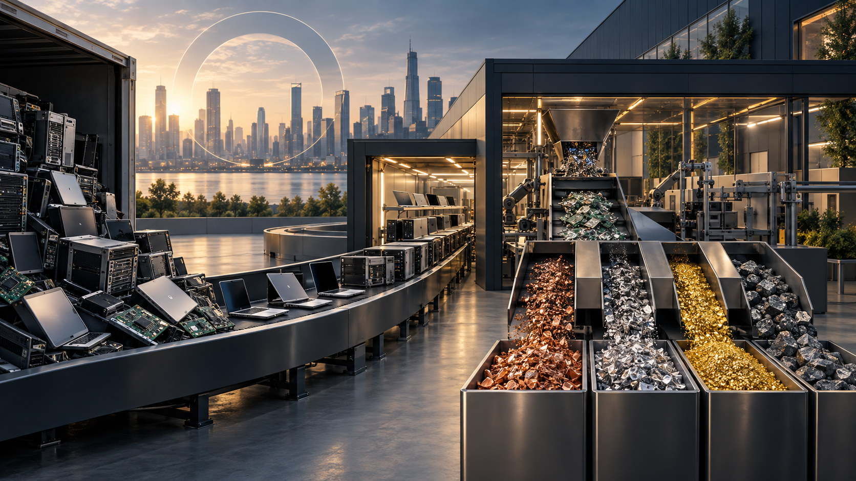 The City as a Mine: Pricing E-Waste Recovery Platforms