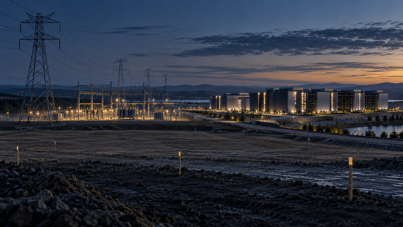 Power before Property: Buying AI Data-Centre Land with the Grid in View