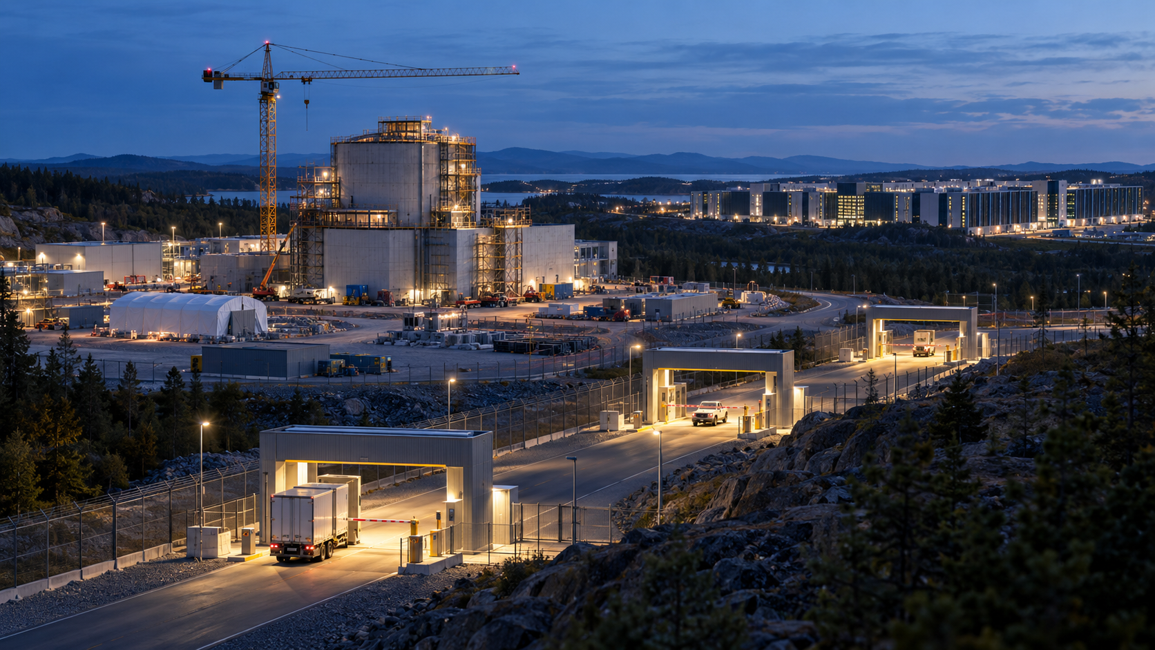 Credit before Criticality: Small Nuclear Contracts for Data Centres