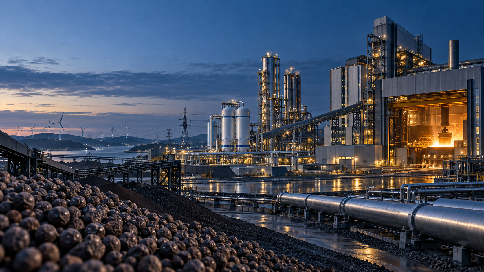 Who Pays the Green-Steel Premium? Linking Power, Ore and Offtake