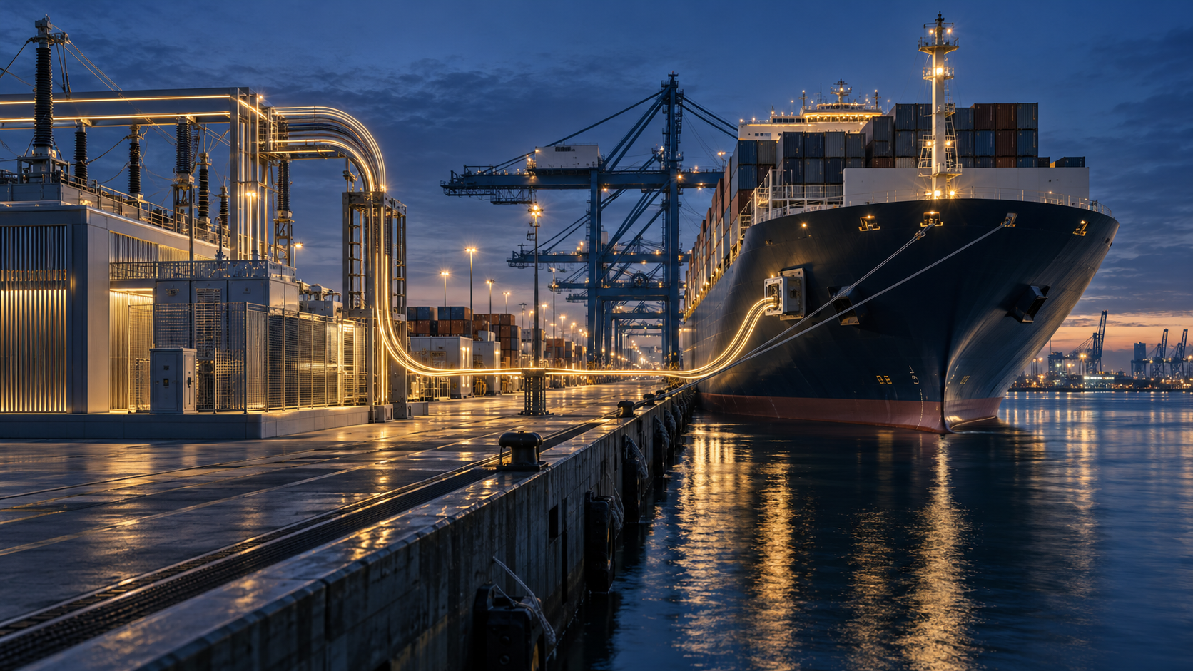 Power at the Berth: Paying for Port Grids and Vessel Conversion