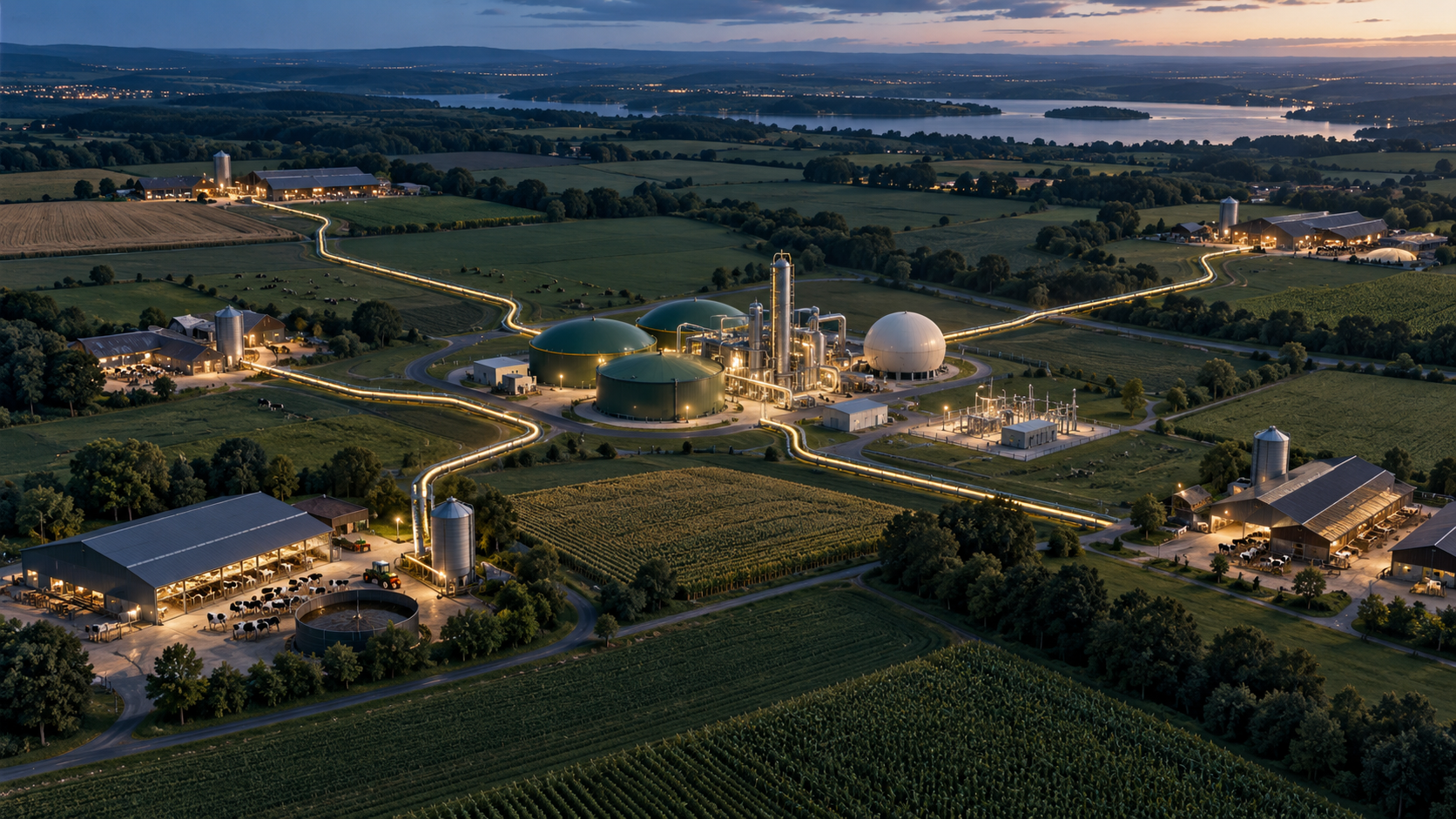 Many Farms, One Gas Portfolio: Aggregating Biomethane Assets
