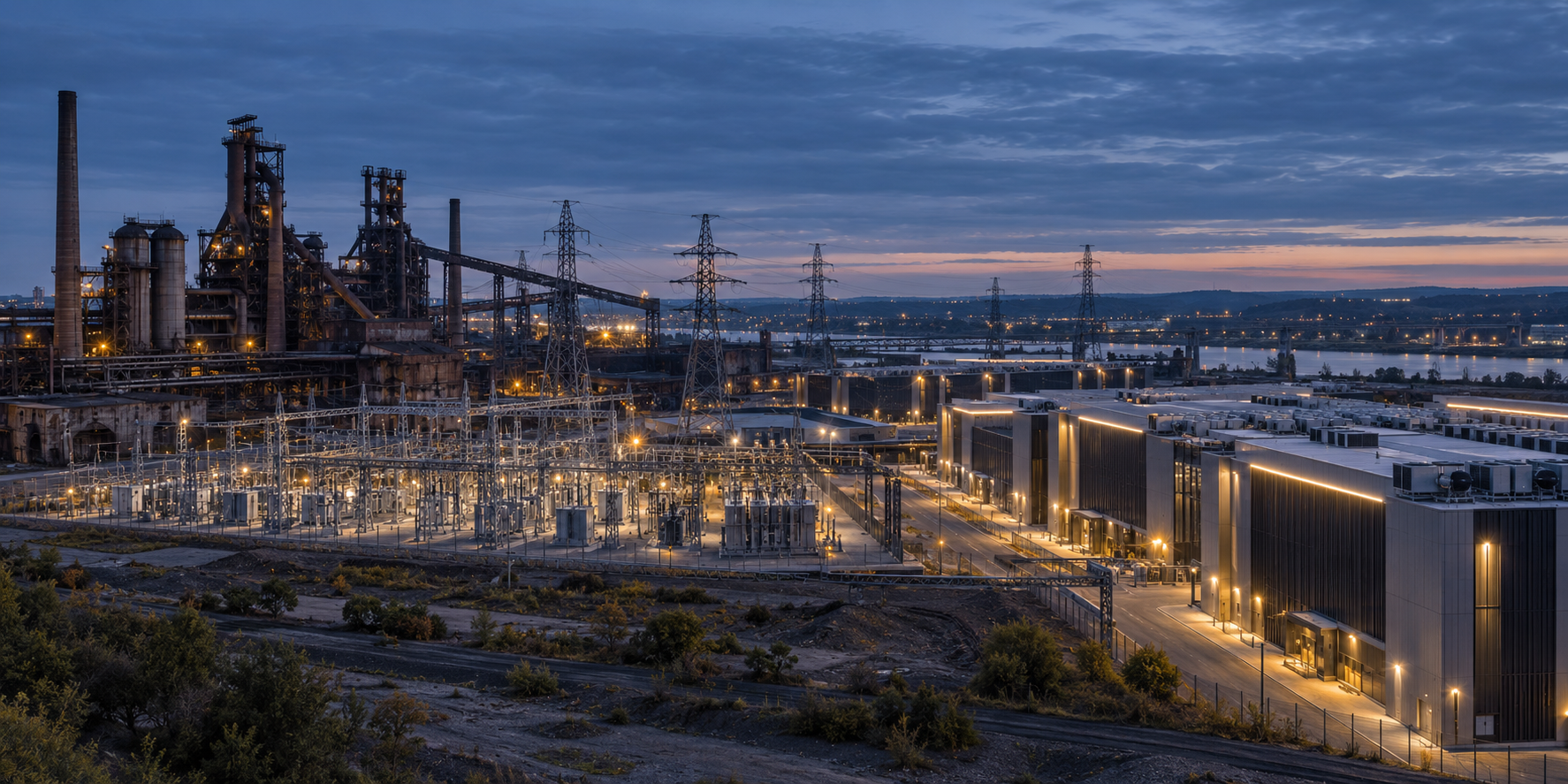 Factories to Compute Campuses: Reusing Stranded Grid Capacity