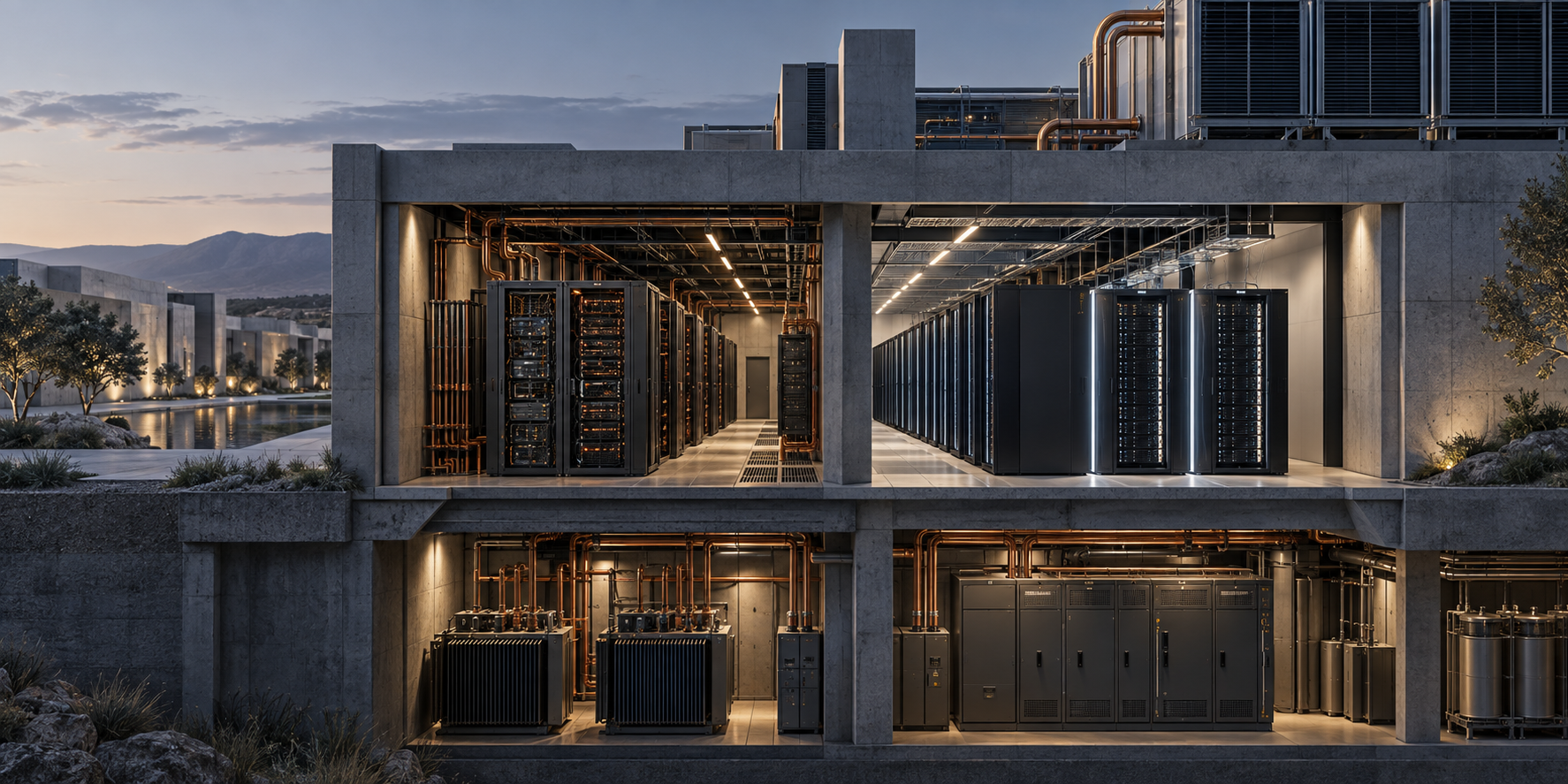 Cheaper Compute, Different Asset Value: Data-Centre Residuals and Utilisation