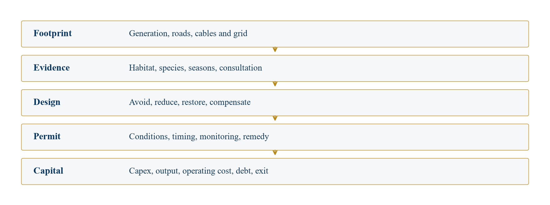 Figure 1. Biodiversity-to-capital decision chain