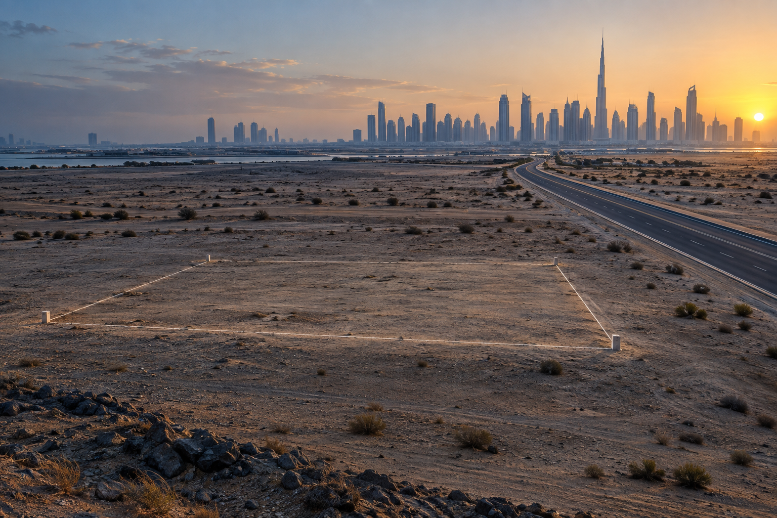 Land before Permits: Financing Option Value and Downside in the UAE