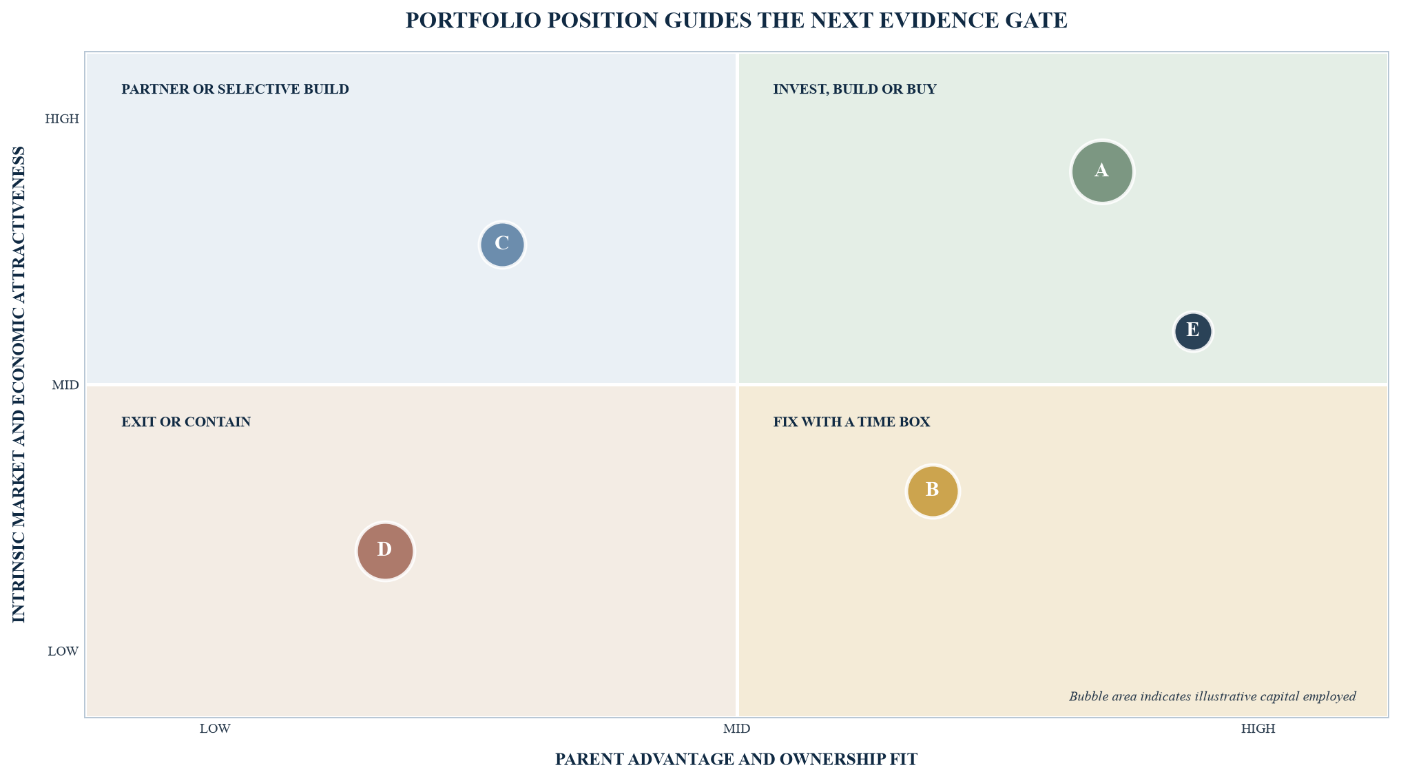 Figure 1. Illustrative board portfolio matrix