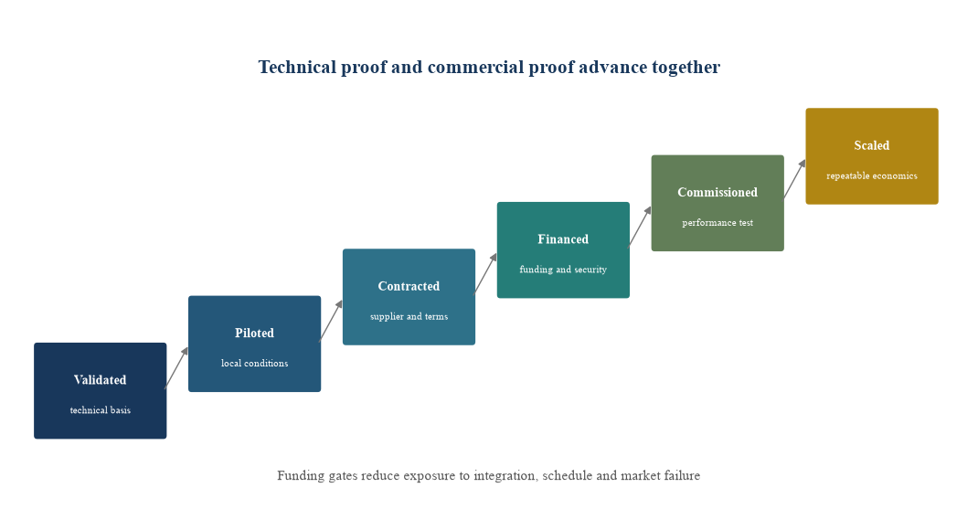Figure 3. Technology and execution ladder