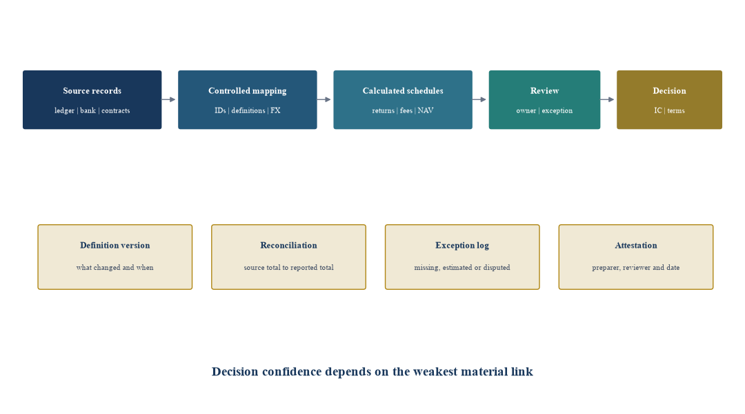 Figure 2. Source-to-decision data lineage