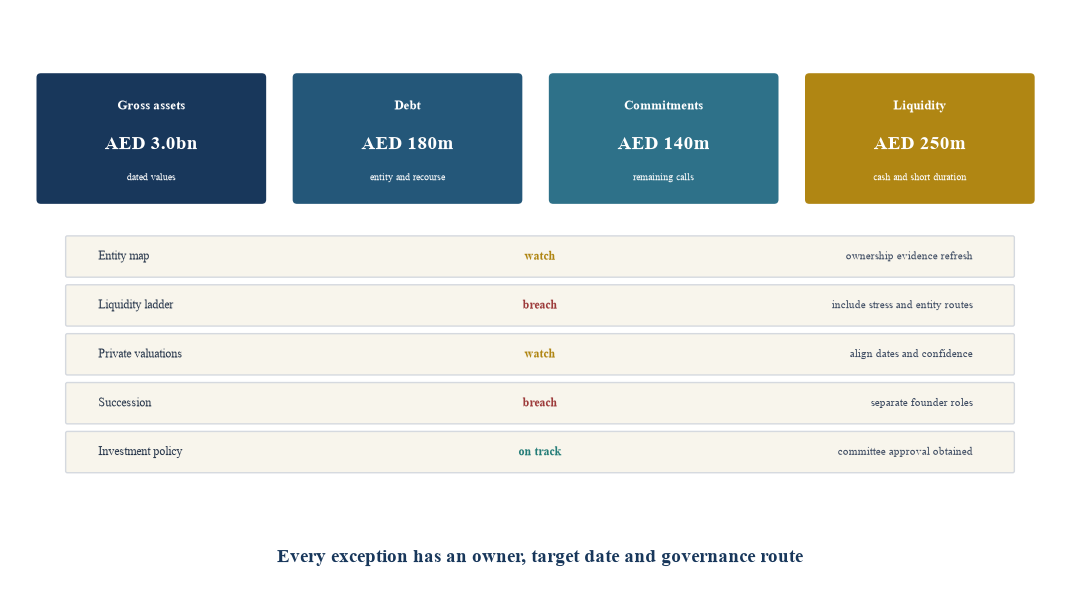 Figure 6. Hypothetical family-office management dashboard