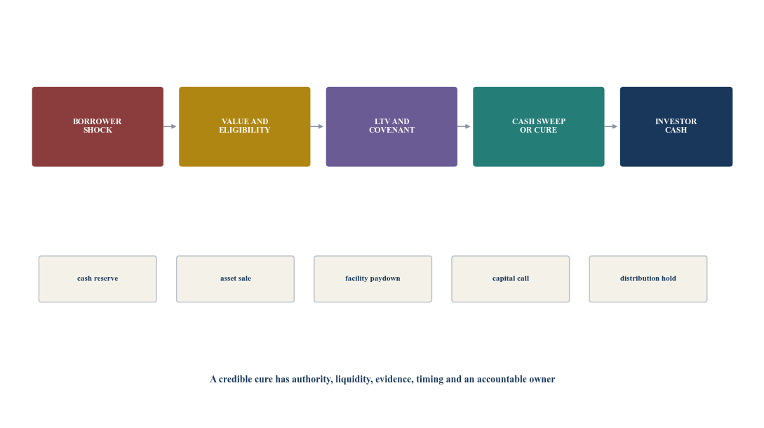 Figure 5. Downside transmission through a financed portfolio