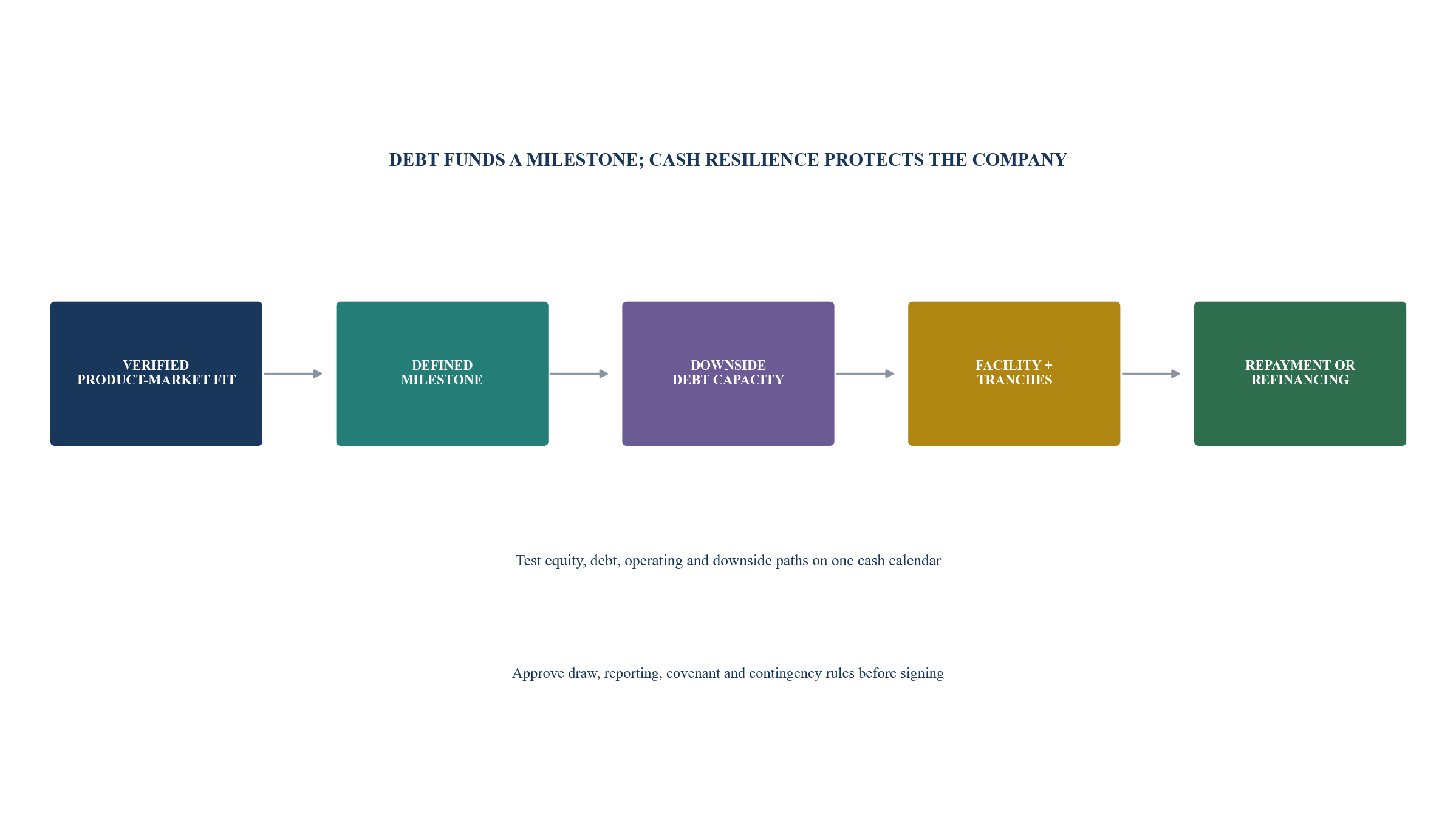 Figure 1. Venture-debt capital decision