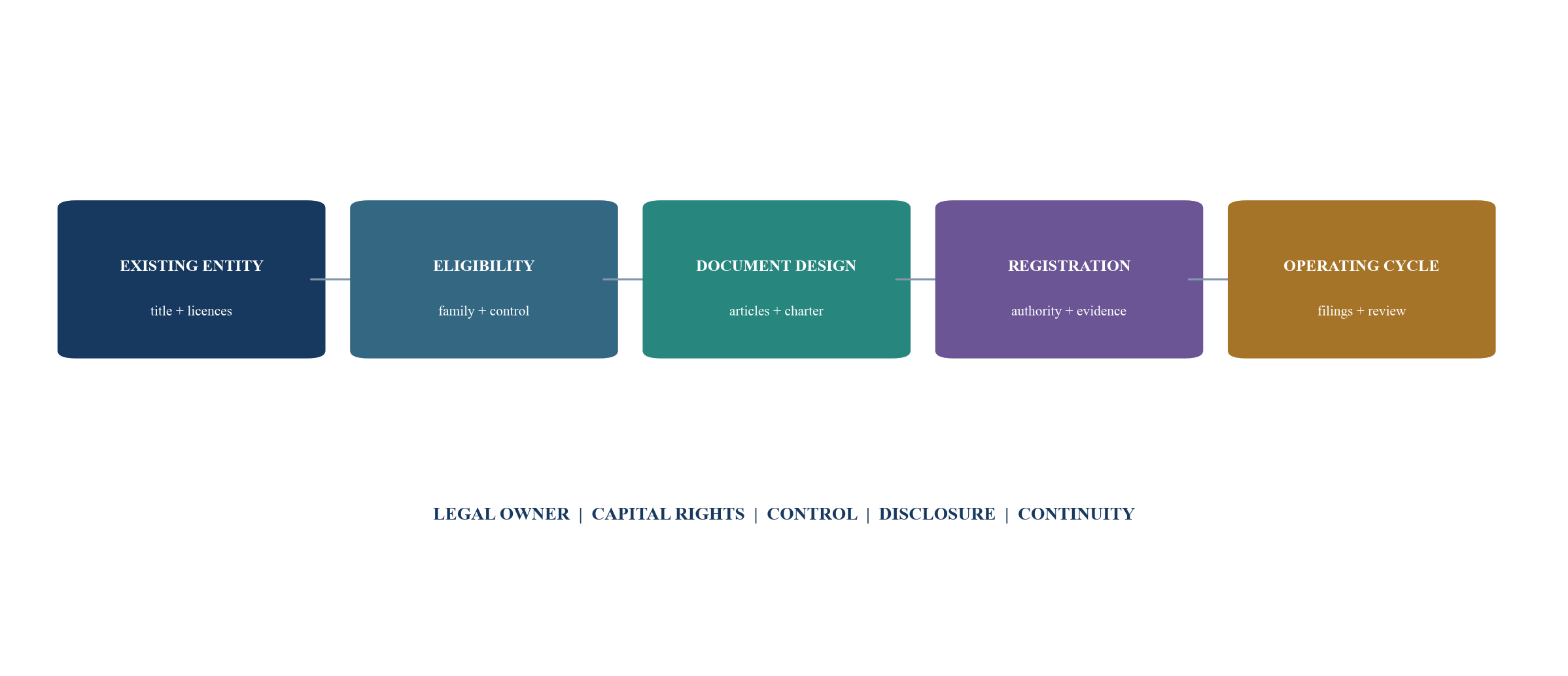 Figure 1. Legal-recognition decision chain