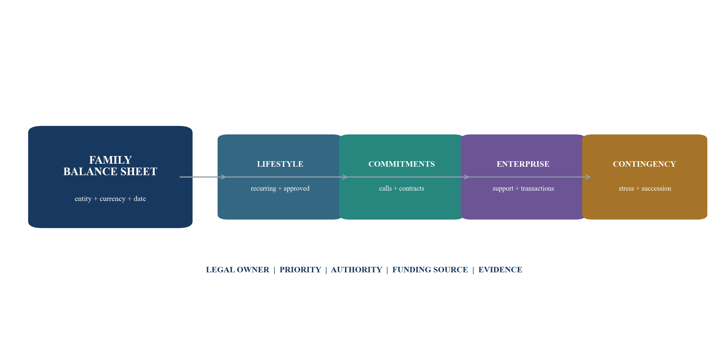 Figure 1. Family capital-allocation map