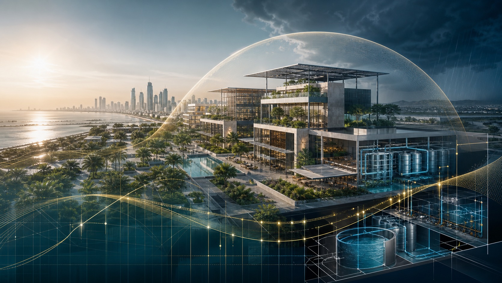 The Climate-Resilient Development Model: Pricing Heat, Water and Insurance into Feasibility