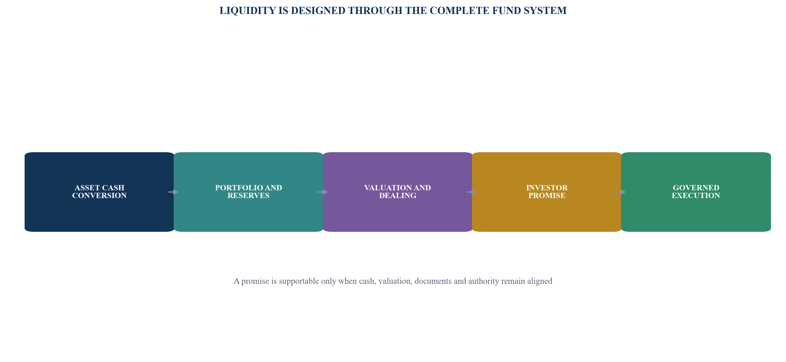 Figure 1. The liquidity-promise chain