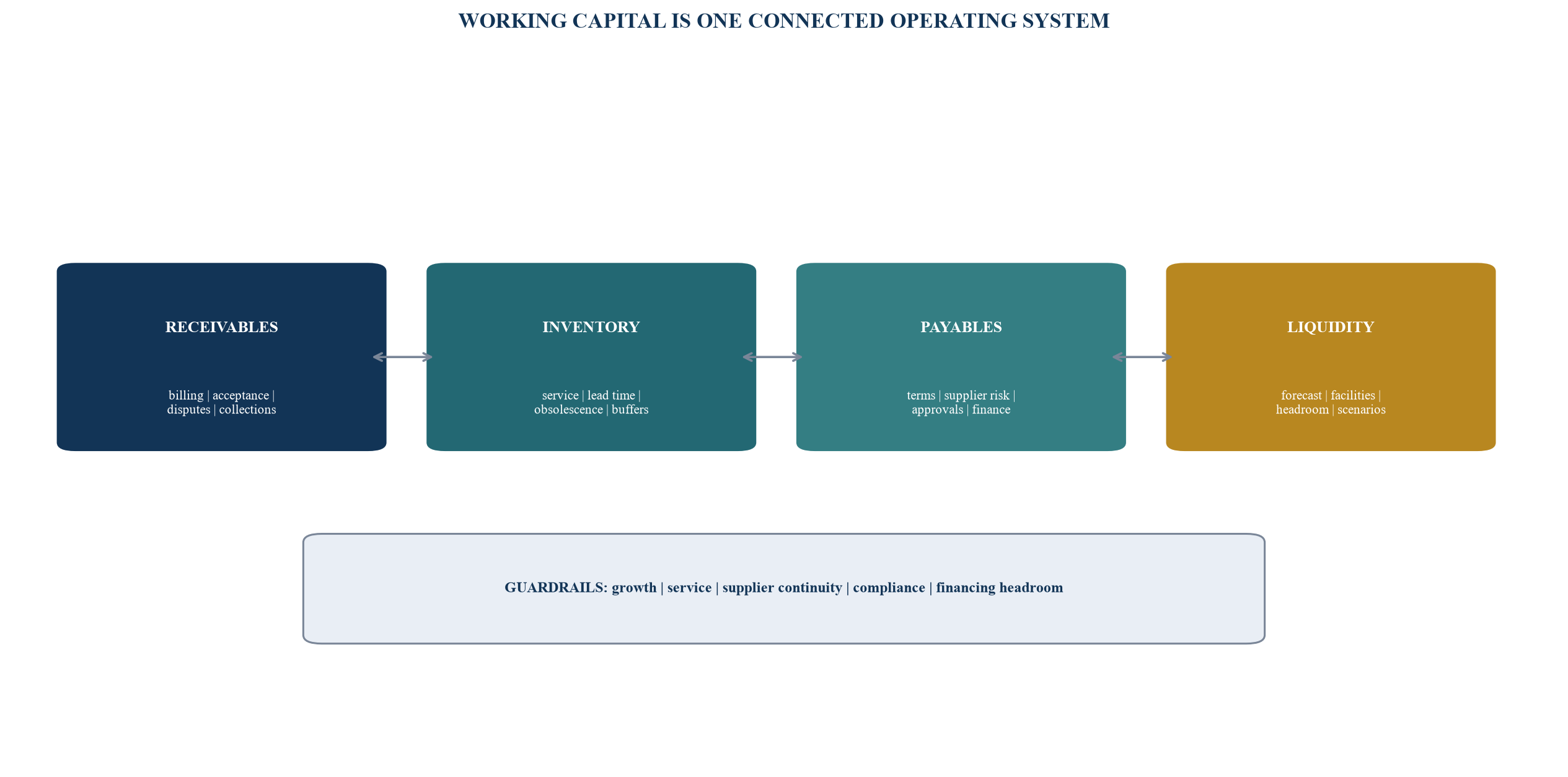 Figure 1. The growth-safe working-capital system