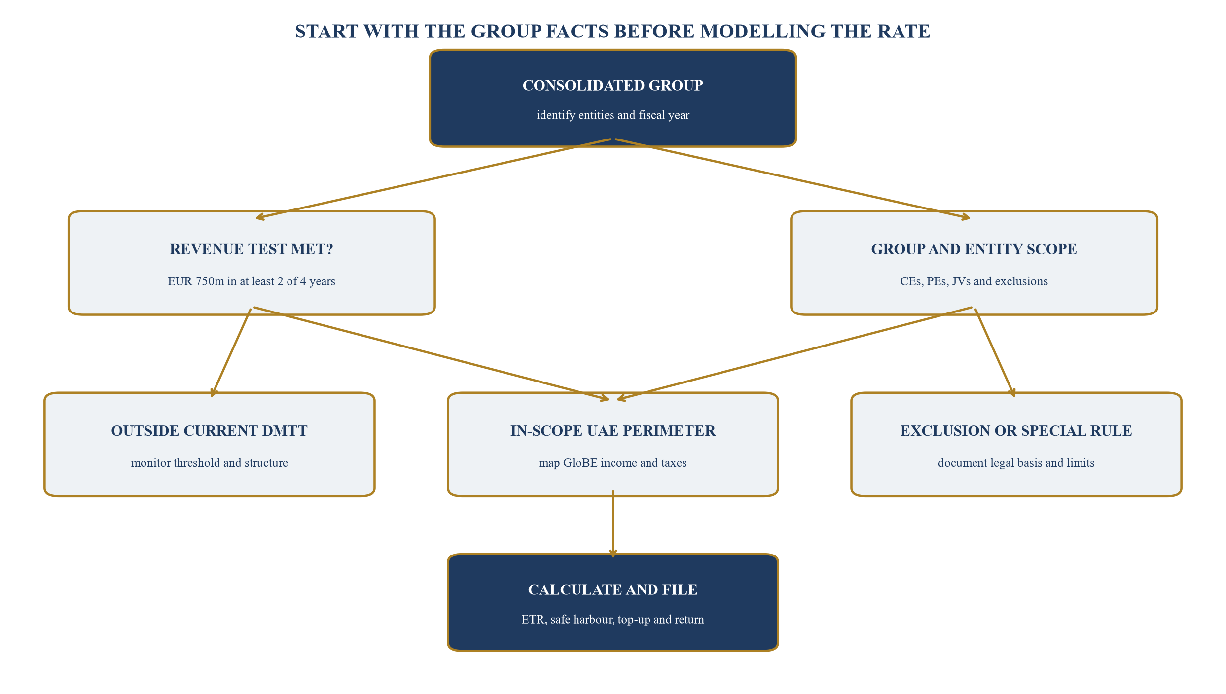 Figure 1. DMTT scope decision tree