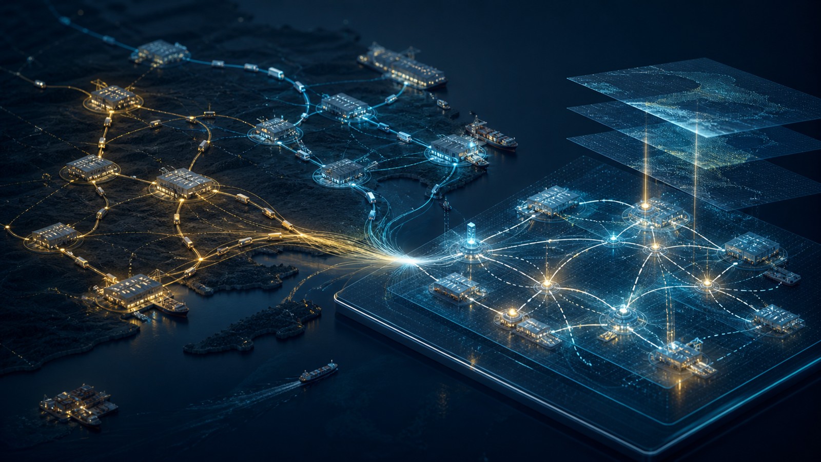 AI Network Design in Logistics Deals: Quantifying Synergies before the Investment Committee