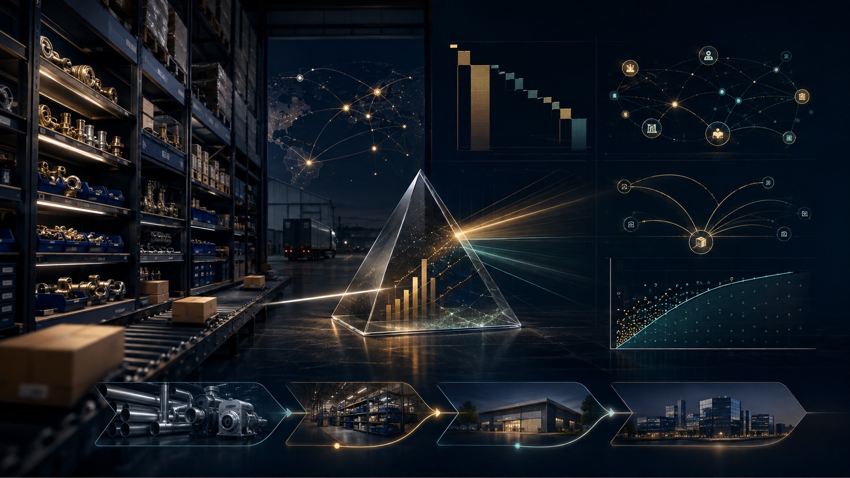 AI for Industrial Distributors: Pricing, Cross-Sell and Inventory as Valuation Levers