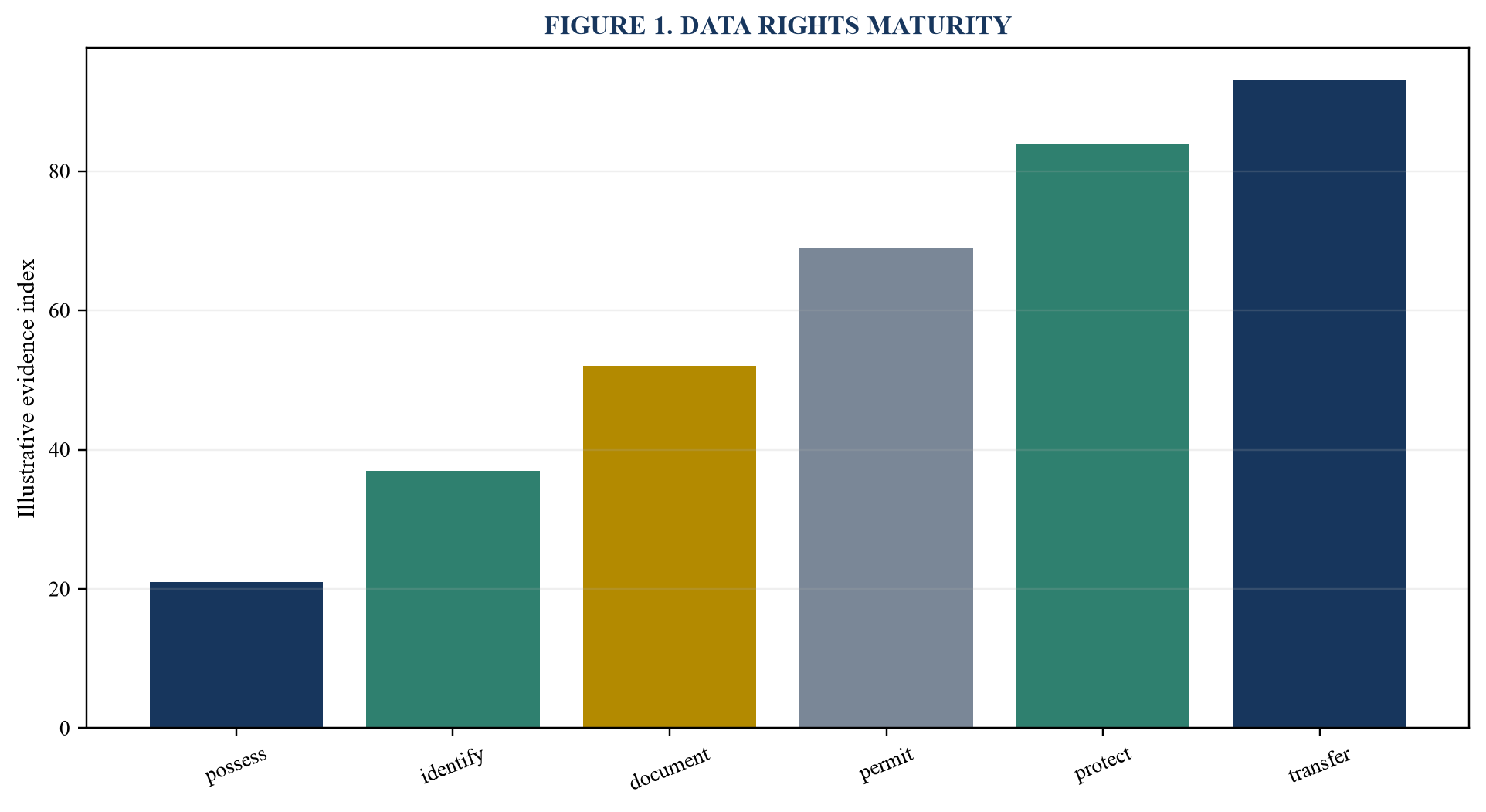 Figure 1. Data rights maturity