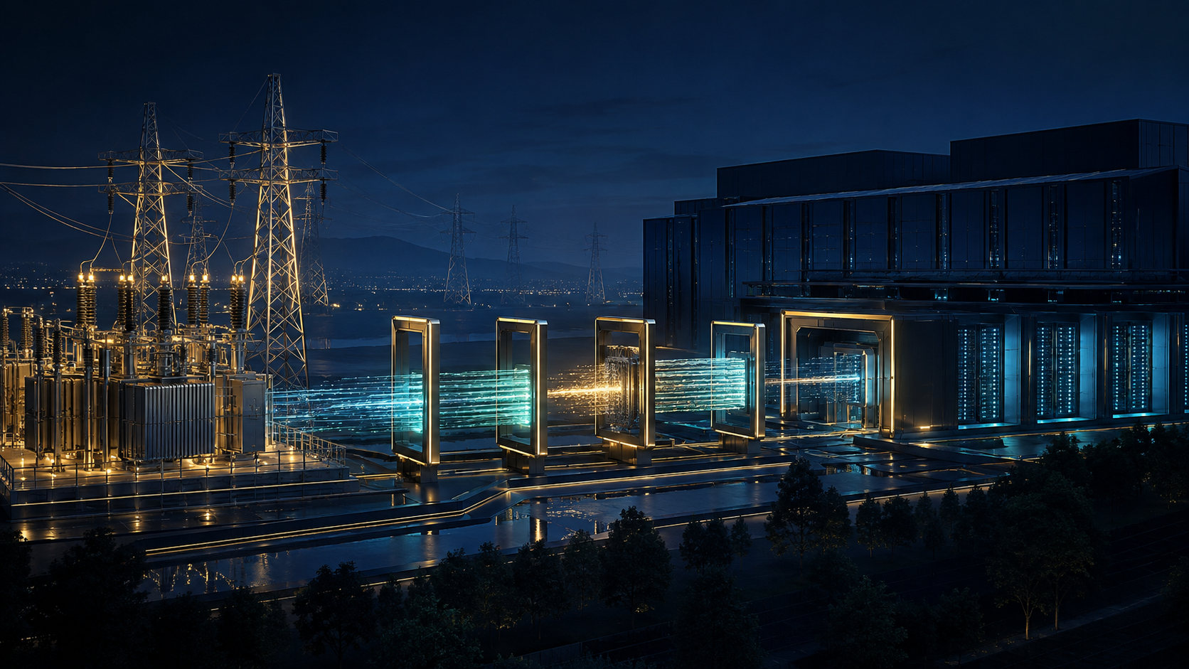 Power-Constrained Growth: Valuing Data Centres and AI Infrastructure when Grid Access Is the Bottleneck