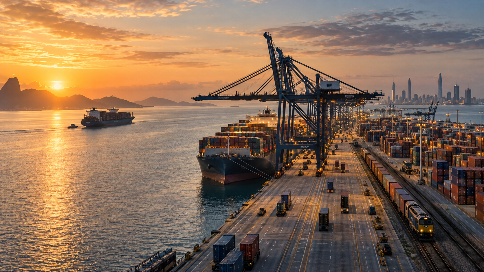Lateinamerikanische Hafen- und Logistikanlagen verbinden Handelsströme, Konzessionen, Binnennetze und strategisches Kapital der Golfregion.