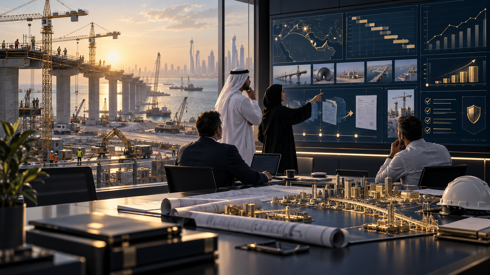 GCC engineering project controls connect tender pipelines, delivery milestones, variation orders, collections and private-credit covenant monitoring.