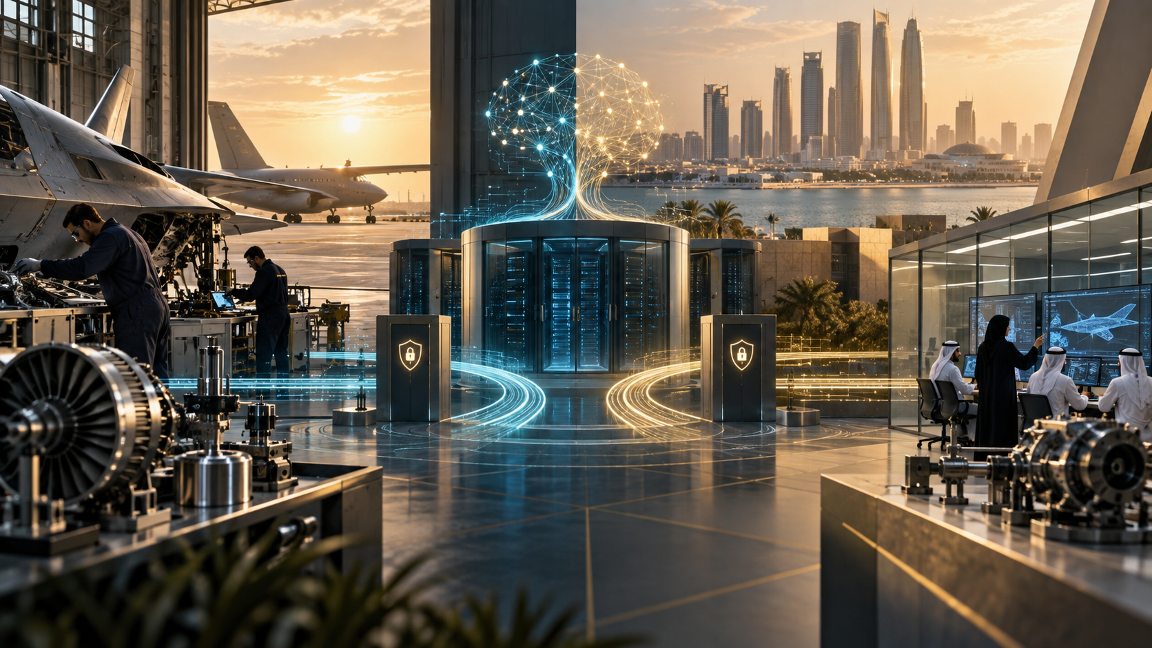 تقوم مجالس المشاريع الدفاعية المشتركة دول مجلس التعاون الخليجي برسم خريطة للقدرات الخاضعة للتحكم والبيانات والأشخاص والموافقات وحوكمة الذكاء الاصطناعي الخاضعة للمساءلة.