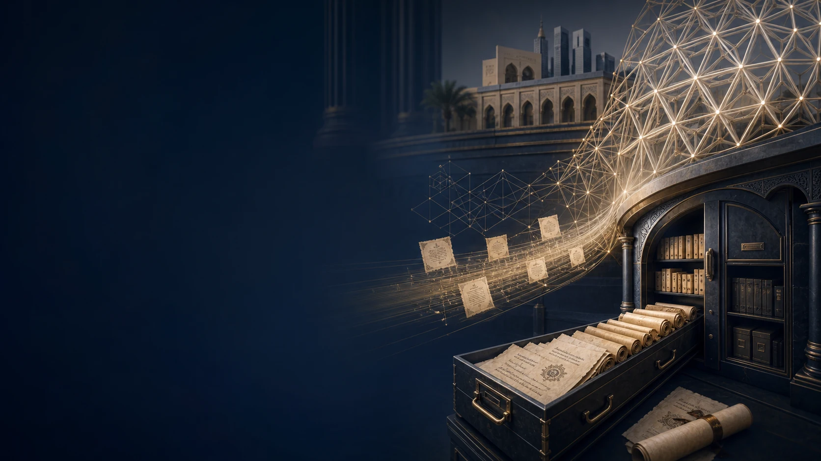 Long-lived financial records moving into a governed post-quantum lattice architecture