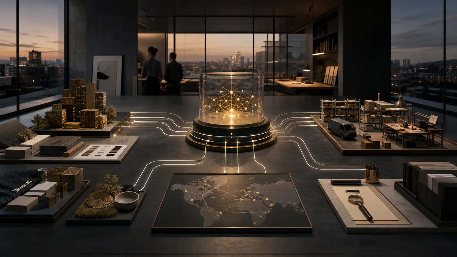 A refined SME operating system connects customer, product, service and financial signals through one controlled decision core