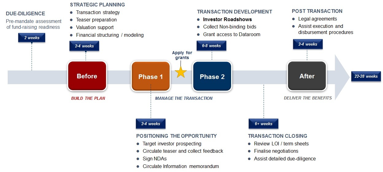 Identifying and prioritising strategic and financial buyers to create competitive tension.