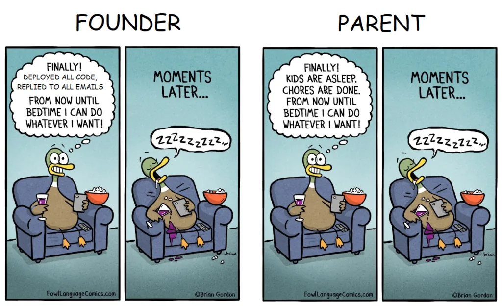 STORIES FROM THE PFFFFFT: The unlikely likeness between running start-ups and raising children